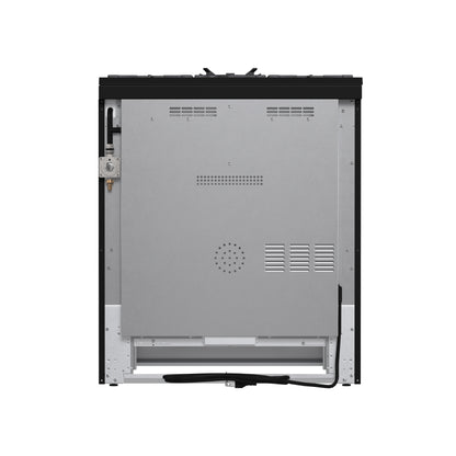 Forno Leonardo 30-Inch Stainless Steel Gas Range, 5 Sealed Burners (Totaling 39,500 BTU), 5 cu.ft. Convection Oven, Continuous Cast Iron Grates, Black Enamel Interior, Auto Re-Ignition, LP Conversion Kit Included