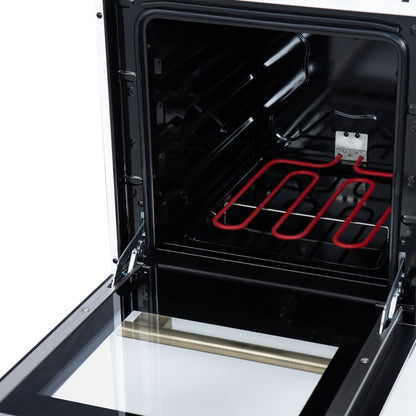 Forno Pallerano 20 Inch Freestanding Electric Range in White, Canada Version, Plug and Cord Included