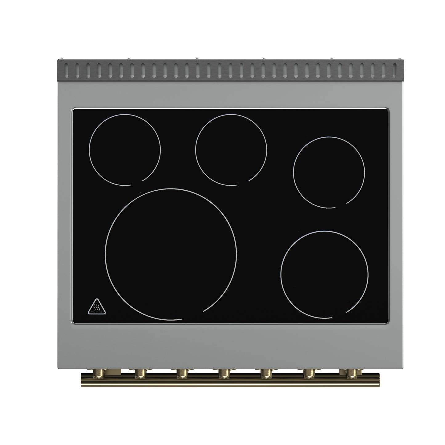 Forno Paolo 30-Inch Freestanding Electric Range, White, 4.38 cu.ft, True Convection Oven, Energy Efficient