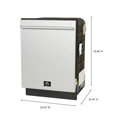 FORNO Premium 3-Piece Kitchen Bundle - 36" Gas Range, French Door Refrigerator, Built-In Dishwasher, Stainless Steel - FBDL-009-01CAUS
FBDL-009-01CAUS
