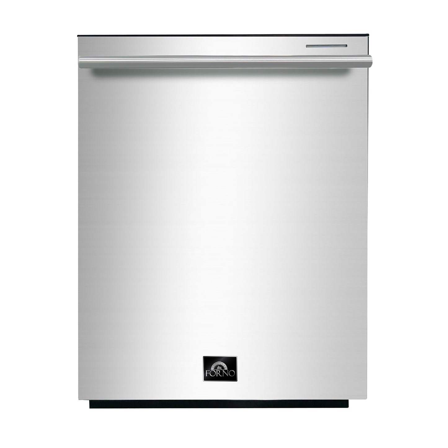 FORNO Premium 3-Piece Kitchen Bundle - Leonardo Espresso 30" Stainless Steel Range, 31" Stainless Steel Bottom Freezer Refrigerator, 24" Stainless Steel Dishwasher - FBDL-007-01US