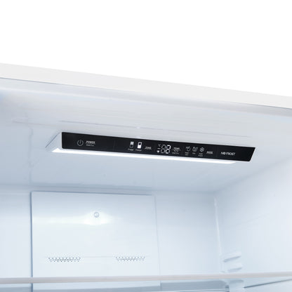 FORNO Premium 3-Piece Kitchen Bundle - Leonardo Espresso 30" White Range, 31" White Bottom Freezer Refrigerator, 24" White Built-In Dishwasher - FBDL-007-03CA