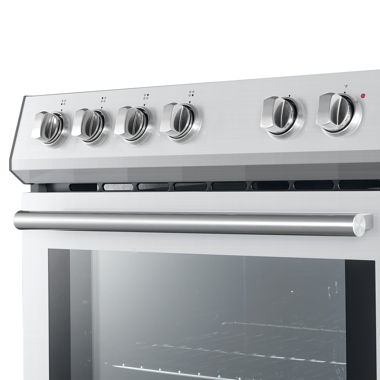 FORNO Premium 2-Piece Kitchen Bundle - Leonardo Espresso 30" Stainless Steel Range, 31" Stainless Steel Refrigerator - FBDL-003-01CA