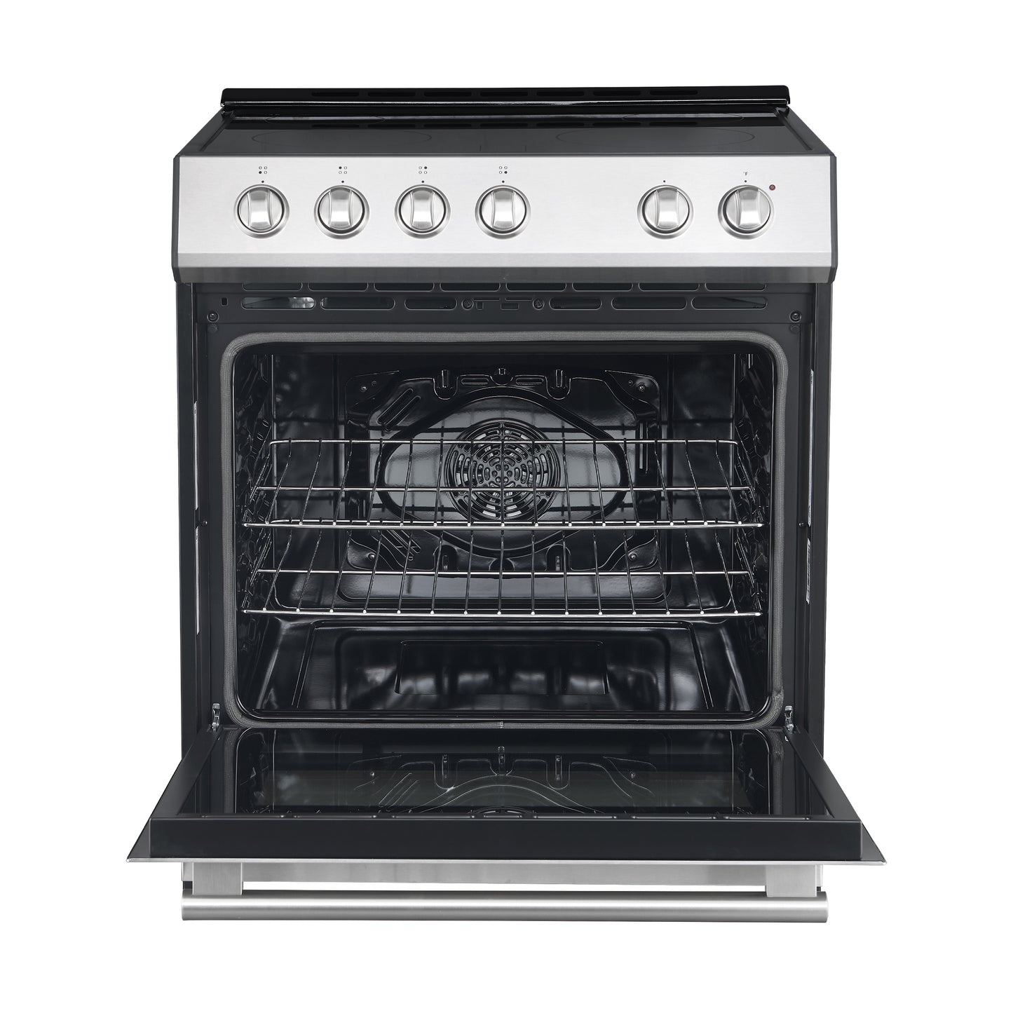 FORNO Premium 2-Piece Kitchen Bundle - Leonardo Espresso 30" Stainless Steel Range, 30" Stainless Steel Range Hood - FBDL-002-01CA