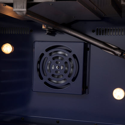 Forno Massimo 30-Inch Freestanding French Door Gas Range, 4 Burners, Convection Oven, Energy Efficient