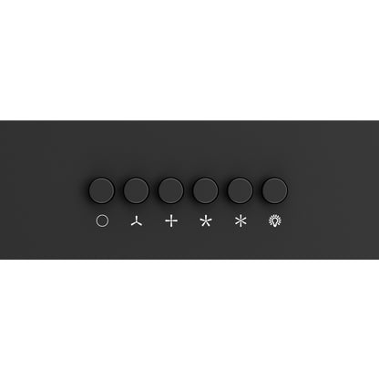 FORNO Premium 2-Piece Kitchen Bundle - Leonardo Espresso 30" Black Range, 30" Black Range Hood - FBDL-002-02CA