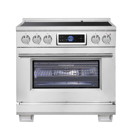 Forno Maximus 36 Inch Induction Range with Air Fryer