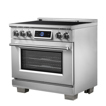 Forno Maximus 36 Inch Induction Range with Air Fryer