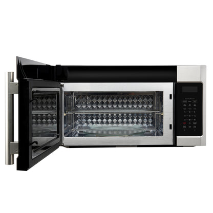 Forno Fornace 30-Inch Over the Range Convection Microwave, Stainless Steel – 1.5 cu.ft, 300 CFM Vent, Touch Control, LED Light