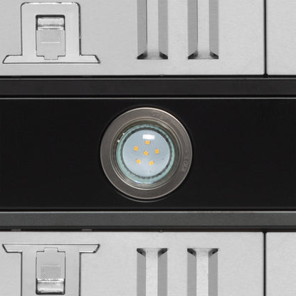 Forno Aria 30 Inch Wall-Mounted Range Hood in Black