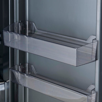 Forno Fortezza 32 Inch Right-Swing Convertible Refrigerator/Freezer with Trim Grill, Stainless Steel, Total No Frost