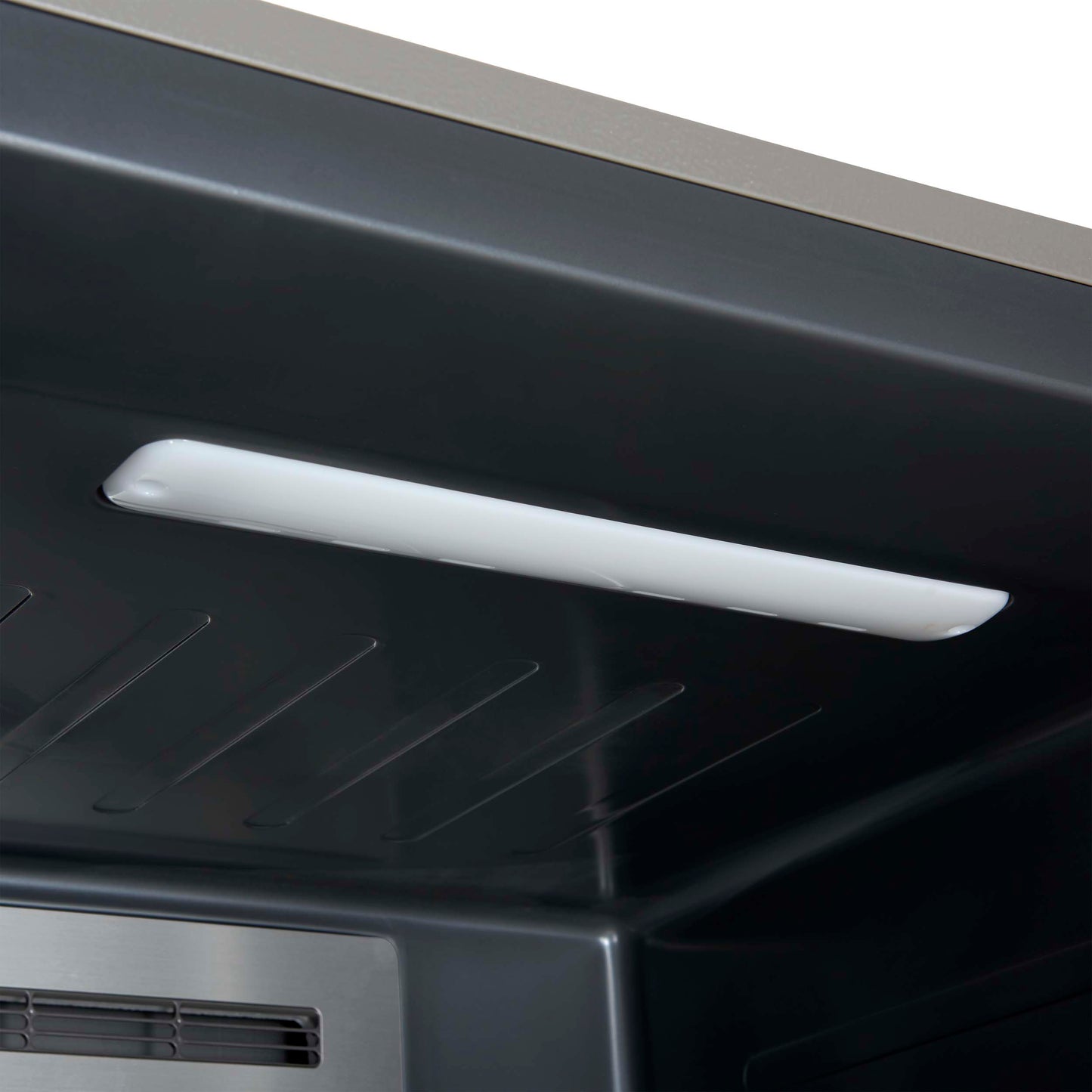 Forno Fortezza 32 Inch Right-Swing Convertible Refrigerator/Freezer with Trim Grill, Stainless Steel, Total No Frost